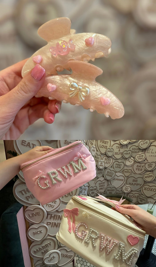 MAKE YOUR OWN VANITY BAG & CLAW CLIP KIT