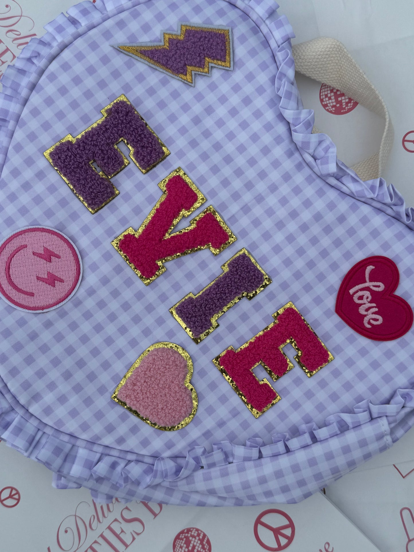 MAKE YOUR OWN LOVE HEART BACKPACK KIT